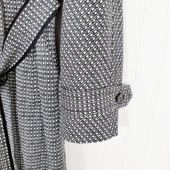 Diane VON FURSTENBURG  PATSY CONVERTIBLE JACQUARD TRENCH COAT, VEST, OR … - Picture 11 of 16